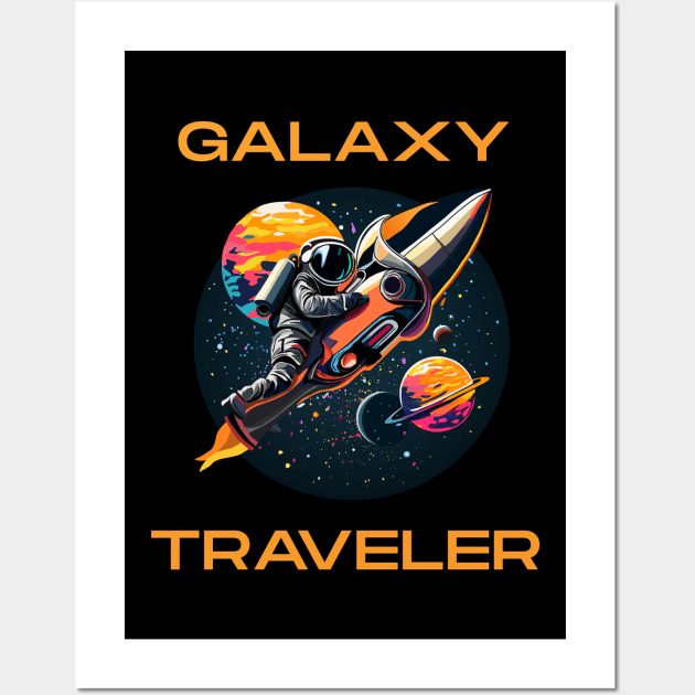 Galaxy Traveler Wall Art by micho2591